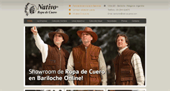 Desktop Screenshot of nativocueros.com